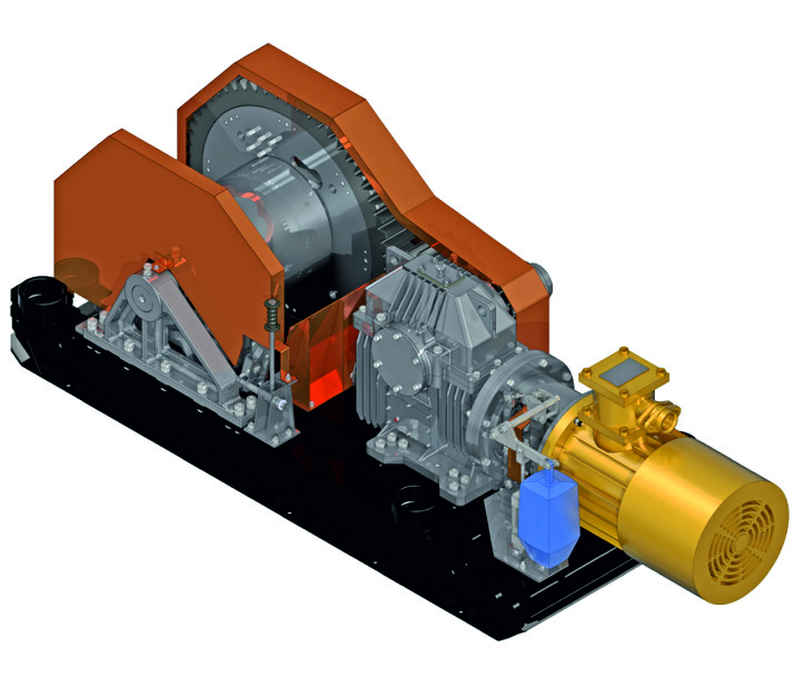Лебедка монтажная ЛМТ-300 Лебедка монтажная ЛМТ-300